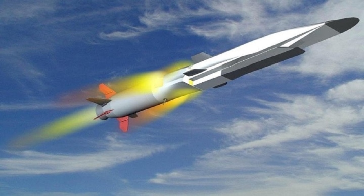 Hình ảnh mô phỏng tên lửa Zircon.