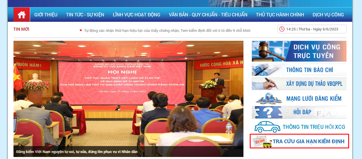 Không cần mất thời gian đến trung tâm đăng kiểm xếp hàng, chủ ô tô có thể tự gia hạn đăng kiểm ngay tại nhà bằng cách sau