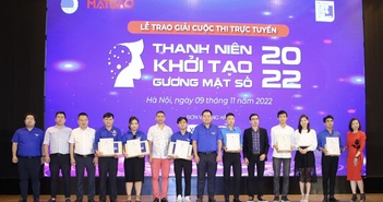Trao giải cuộc thi trực tuyến “Thanh niên khởi tạo gương mặt số” năm 2022 Trao giải cuộc thi trực tuyến “Thanh niên khởi tạo gương mặt số” năm 2022