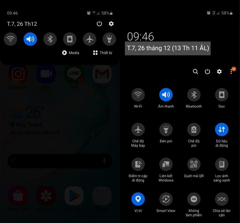 Cách xem lịch âm trên điện thoại Android