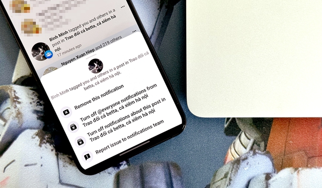 Cách bỏ dấu nhắc '@mọingười' phiền toái trên Facebook