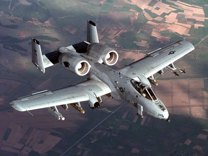 Máy bay A-10 của Mỹ.