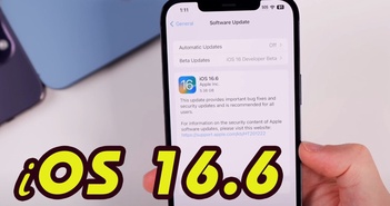 Apple vá gần 20 lỗi bảo mật trong bản cập nhật iOS 16.6