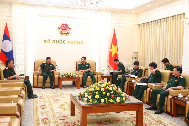 Hợp tác Quốc phòng Việt Nam - Lào tiếp tục được triển khai hiệu quả