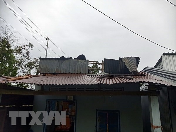 Mưa lớn, dông lốc gây nhiều thiệt hại về tài sản ở Kiên Giang