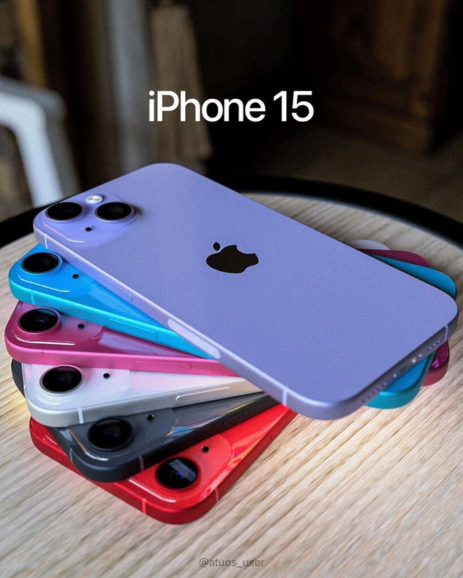 iPhone 15 lộ diện với loạt màu sắc nổi bật, lột xác ấn tượng với thiết kế bo cong