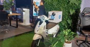 Tới thời doanh nghiệp nào cũng "xanh": HP Việt Nam dùng vật liệu tái chế làm sản phẩm, đầu tư xe máy điện đi bảo hành máy tính