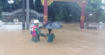 Myanmar sơ tán hàng nghìn người do mưa lũ gây ngập lụt trên diện rộng