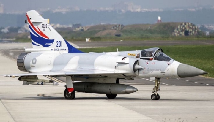 Máy bay tiêm kích Mirage 2000 của Đài Loan.