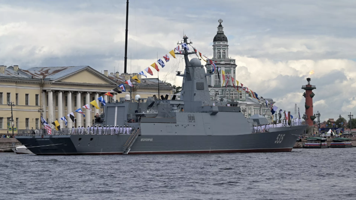 Hình ảnh tàu chiến Nga. (Ảnh: Sputnik)