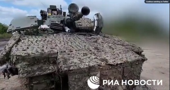Xe chiến đấu bộ binh 'tốt nhất' của Ukraine bị Nga thu giữ sau khi trúng RPG