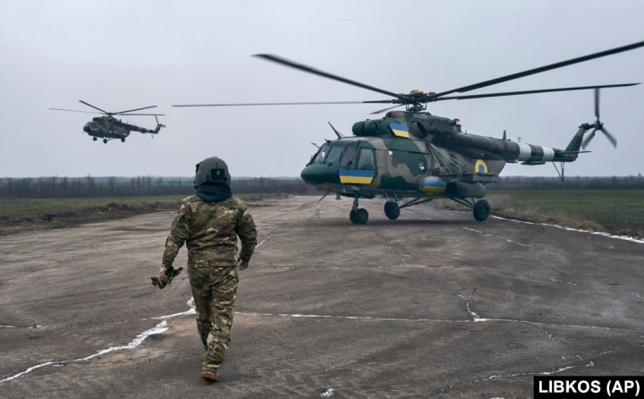 Trực thăng Mi-24 của Ukraine.