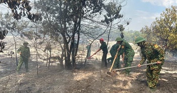 Thừa Thiên-Huế: Cháy rừng phòng hộ, khoảng 7,5ha bị thiệt hại Thừa Thiên-Huế: Cháy rừng phòng hộ, khoảng 7,5ha bị thiệt hại