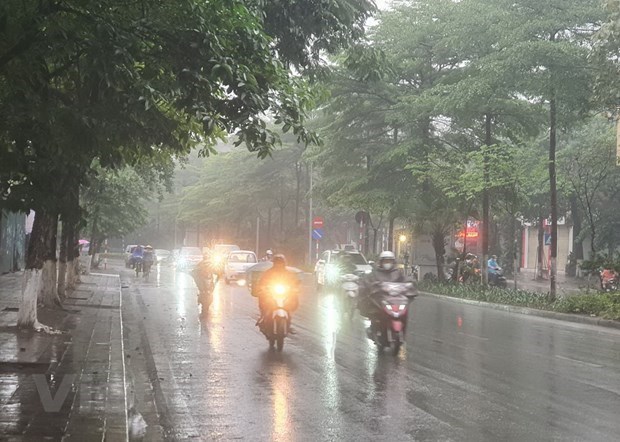 Chiều tối 18/8, khu vực Bắc Bộ có mưa vừa, mưa to và dông