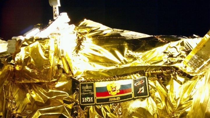 Tàu vũ trụ Luna-25 của Nga đâm xuống bề mặt Mặt Trăng