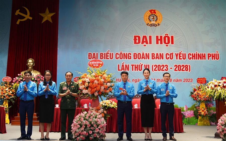 Đại hội đại biểu Công đoàn Ban Cơ yếu Chính phủ lần thứ VI nhiệm kỳ 2023-2028