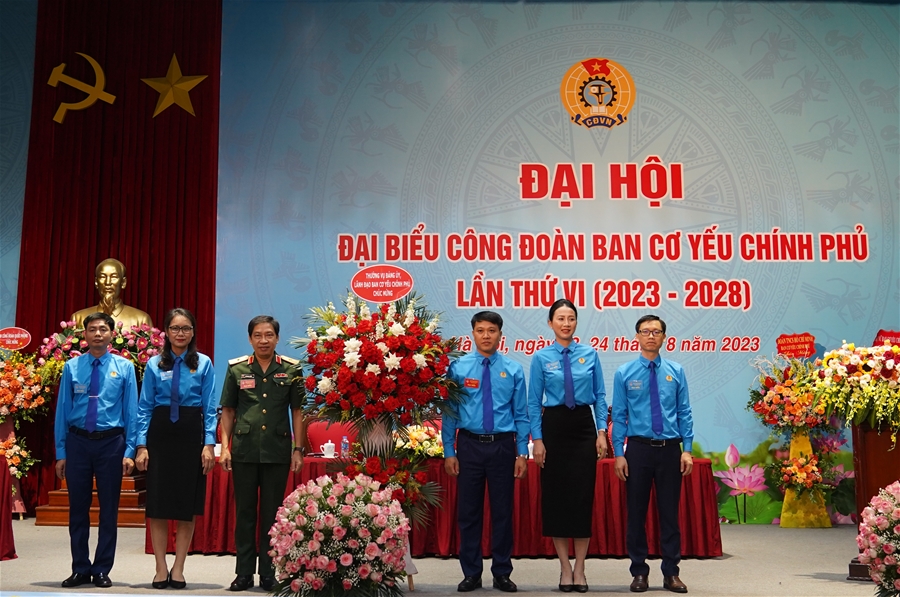 Đại hội đại biểu Công đoàn Ban Cơ yếu Chính phủ lần thứ VI nhiệm kỳ 2023-2028