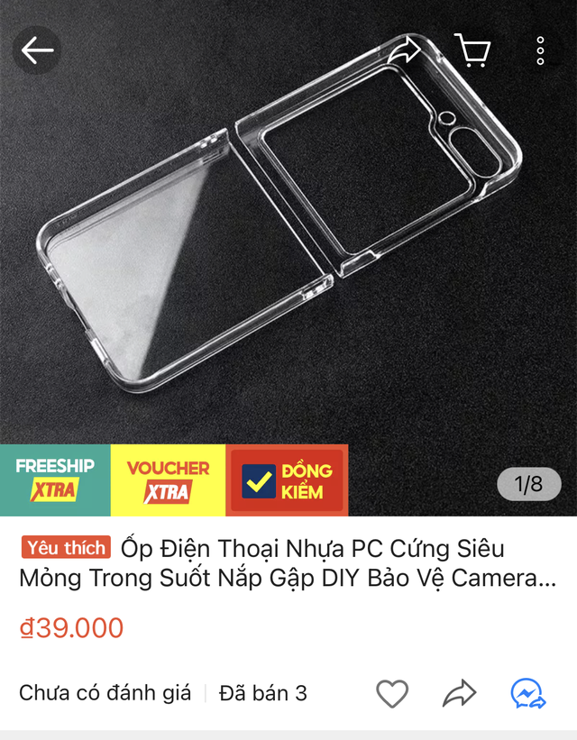 Máy còn chưa ra mắt, nhưng phụ kiện cho Galaxy Z Fold5 và Flip5 đã bán tràn lan trên Shopee - Ảnh 3. Máy còn chưa ra mắt, nhưng phụ kiện cho Galaxy Z Fold5 và Flip5 đã bán tràn lan trên Shopee - Ảnh 3.