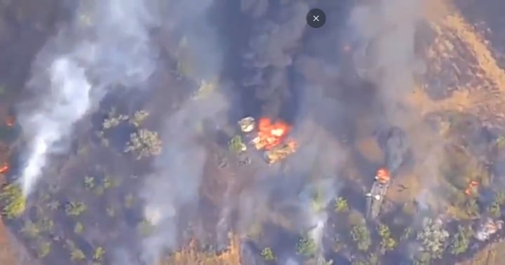 Hình ảnh được cắt từ video cho thấy trận địa S-300PS bị phá hủy.