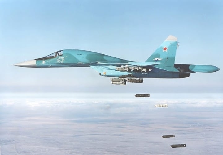 Máy bay ném bom Su-34.