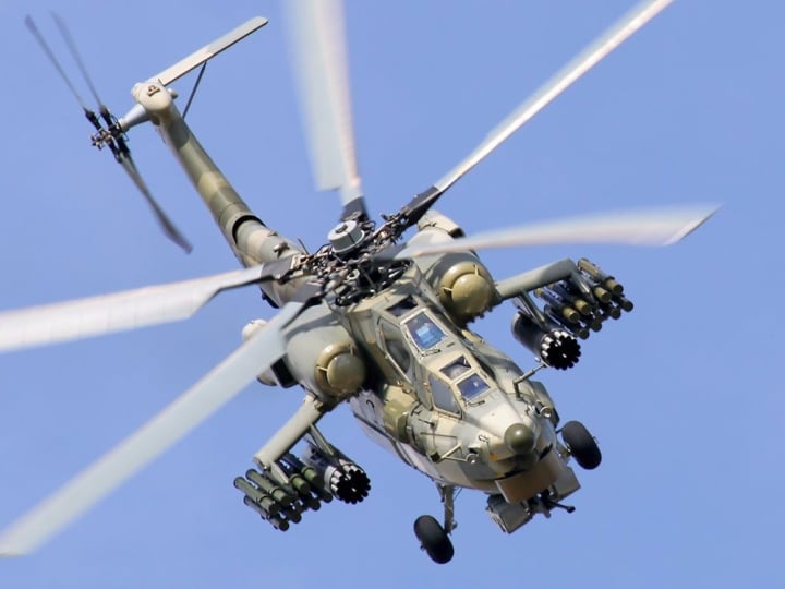 Mi-28N với đầy đủ vũ khí.
