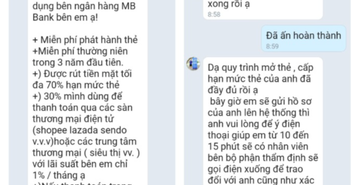 Sập bẫy mở thẻ tín dụng qua APP Sập bẫy mở thẻ tín dụng qua APP