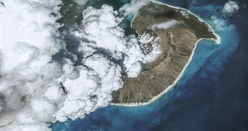 Tonga: Núi lửa phun trào tạo ra dòng chảy dưới biển có tốc độ nhanh
