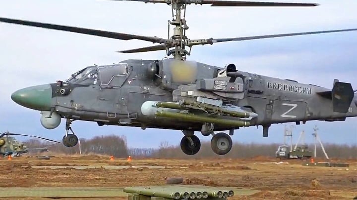 Ka-52 trên chiến trường Ukraine.