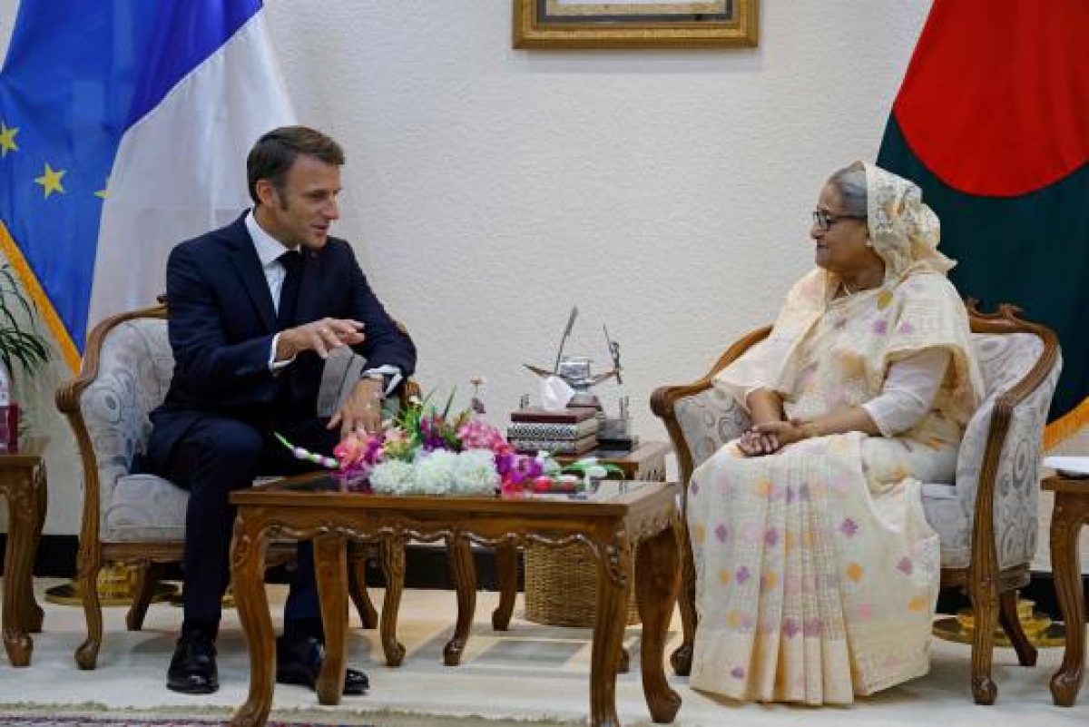 Tổng thống Pháp thăm Bangladesh để thúc đẩy chiến lược Ấn Độ Dương - Thái Bình Dương
