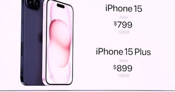 Giá iPhone 15 dự kiến cao nhất gần 29 triệu đồng