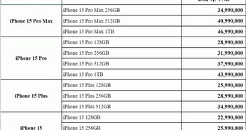Đại lý Việt Nam chào giá iPhone 15 series rẻ hơn Apple Store trực tuyến