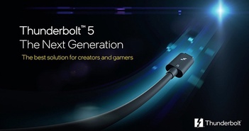 Thunderbolt 5 ra mắt với tốc độ tăng gấp đôi Thunderbolt 5 ra mắt với tốc độ tăng gấp đôi