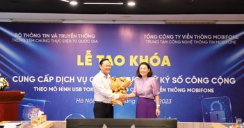 MobiFone được cấp phép cung cấp dịch vụ Chứng thực chữ ký số công cộng MobiFone được cấp phép cung cấp dịch vụ Chứng thực chữ ký số công cộng