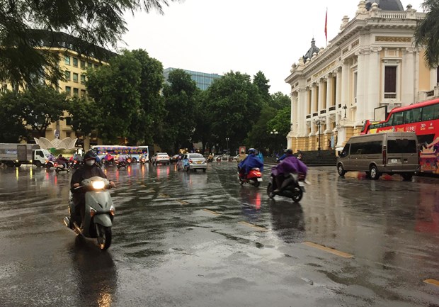 Mưa dông ở hầu khắp các vùng trên cả nước dịp cuối tuần