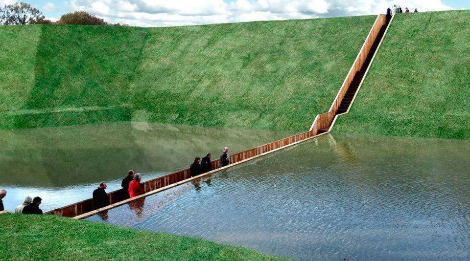 Chỉ chi hơn 8 tỷ, một quốc gia xây dựng thành công ‘cầu gỗ tàng hình’ giữa mặt nước khiến cả thế giới ngỡ ngàng