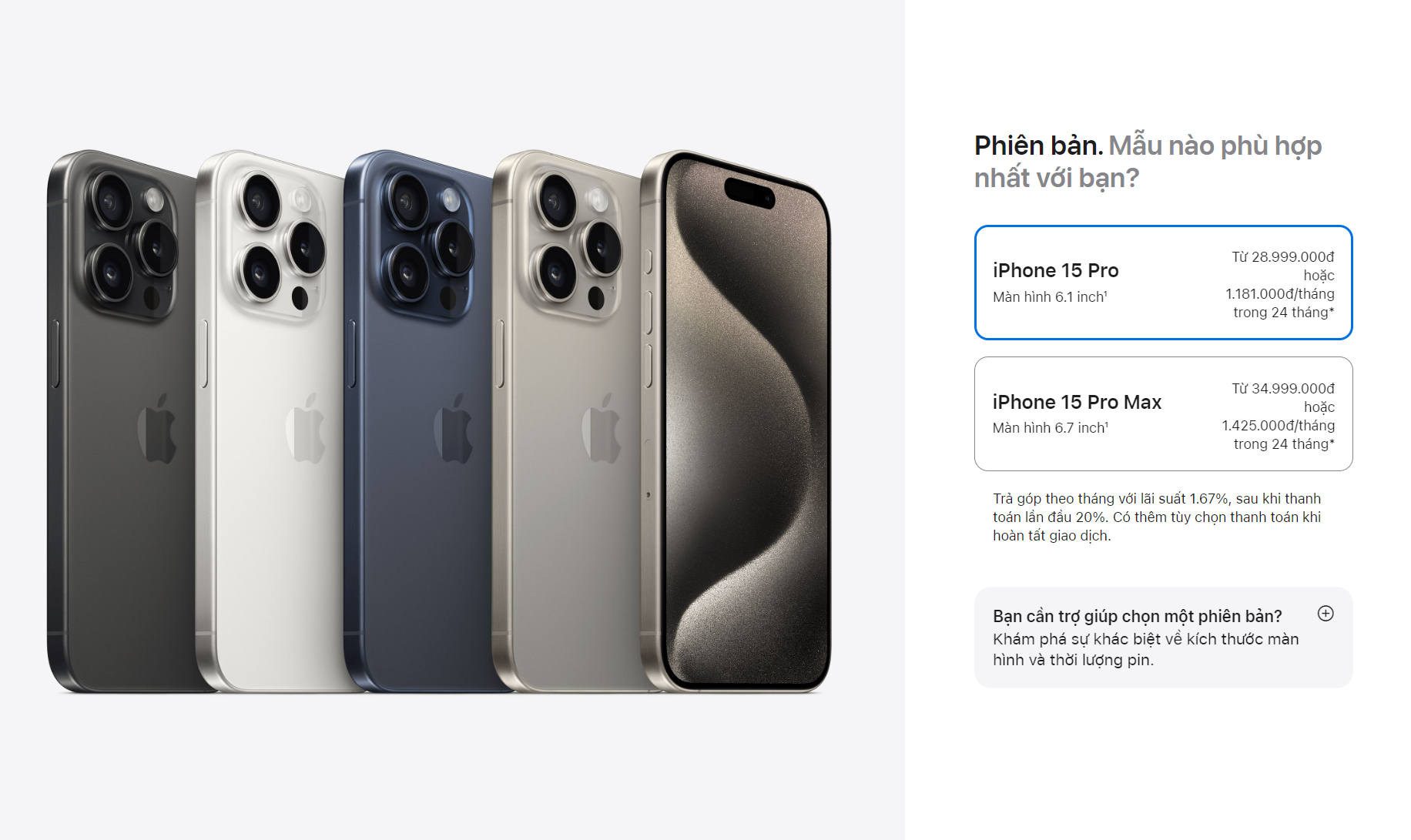 Đây là giá chính thức iPhone 15, Apple Watch Series 9 và Apple Watch Ultra 2 tại Việt Nam