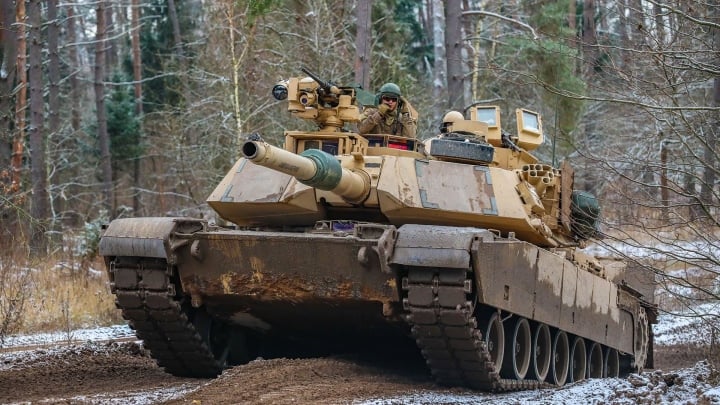 Xe tăng M1 Abrams.