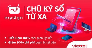 Người dân, doanh nghiệp ‘kết’ chữ ký số từ xa MySign Người dân, doanh nghiệp ‘kết’ chữ ký số từ xa MySign