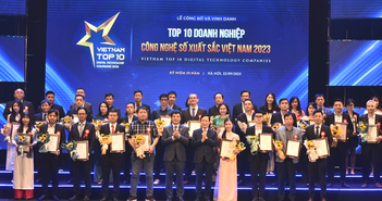 Vinh danh Top 10 doanh nghiệp công nghệ số xuất sắc Việt Nam 2023 Vinh danh Top 10 doanh nghiệp công nghệ số xuất sắc Việt Nam 2023