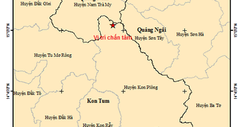 Xảy ra 2 trận động đất tại huyện Kon Plông và huyện Nam Trà My Xảy ra 2 trận động đất tại huyện Kon Plông và huyện Nam Trà My