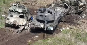 Nga hạ xe tăng Leopard 2 có kíp lái nói tiếng Đức