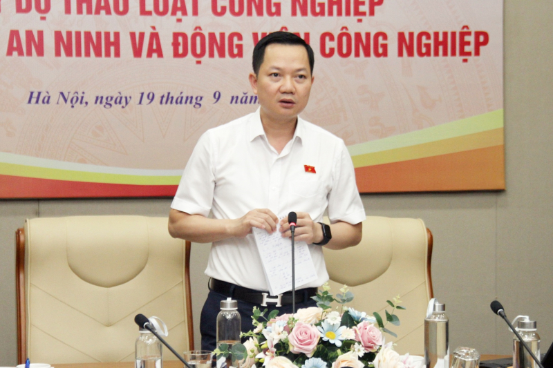 Góp ý dự thảo Luật Công nghiệp quốc phòng, an ninh và động viên công nghiệp