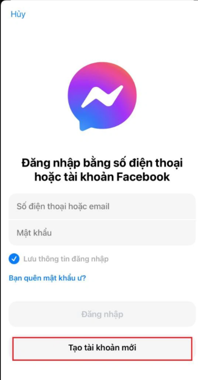 Cách sử dụng Messenger mà không cần Facebook