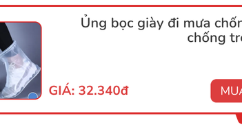 Bảo quản giày mùa mưa luôn sạch, mới, không bị hôi với loạt phụ kiện giá chỉ từ 29.000đ