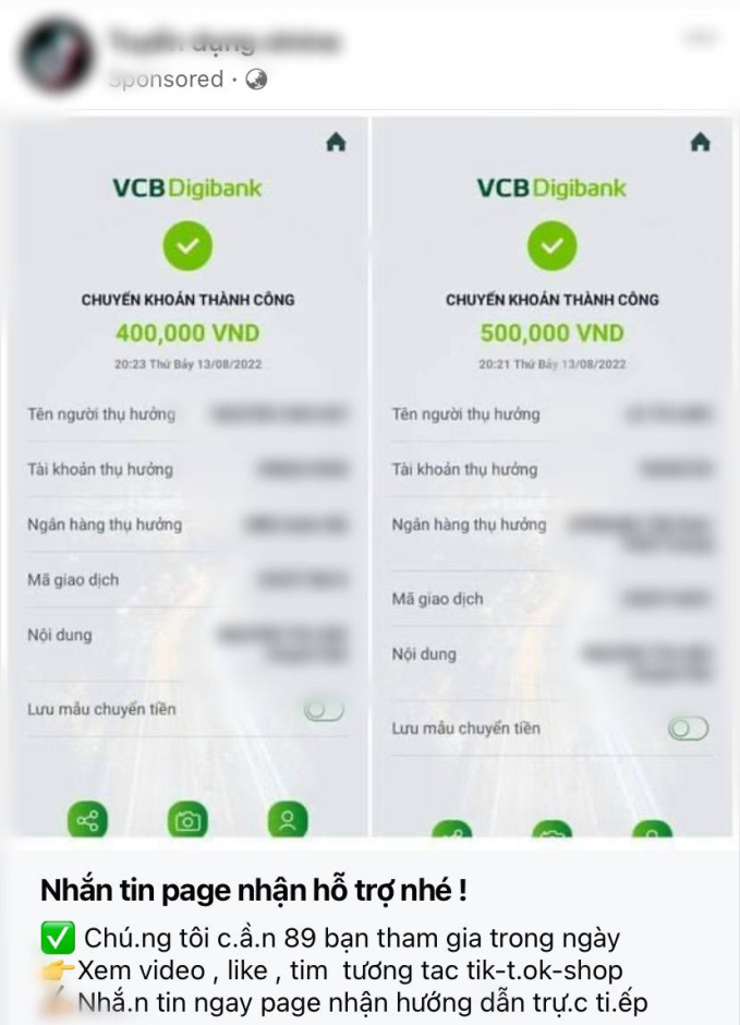 Những chiếc bẫy lừa đảo "việc nhẹ lương cao" nhắm vào tân sinh viên: Cần phải cảnh giác cao độ! - Ảnh 1. Những chiếc bẫy lừa đảo "việc nhẹ lương cao" nhắm vào tân sinh viên: Cần phải cảnh giác cao độ! - Ảnh 1.