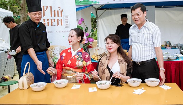 Hoa hậu Bảo Ngọc quảng bá Phở Việt Nam tại lễ hội ở Nhật Bản