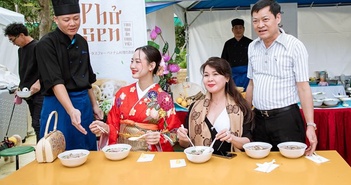Hoa hậu Bảo Ngọc quảng bá Phở Việt Nam tại lễ hội ở Nhật Bản