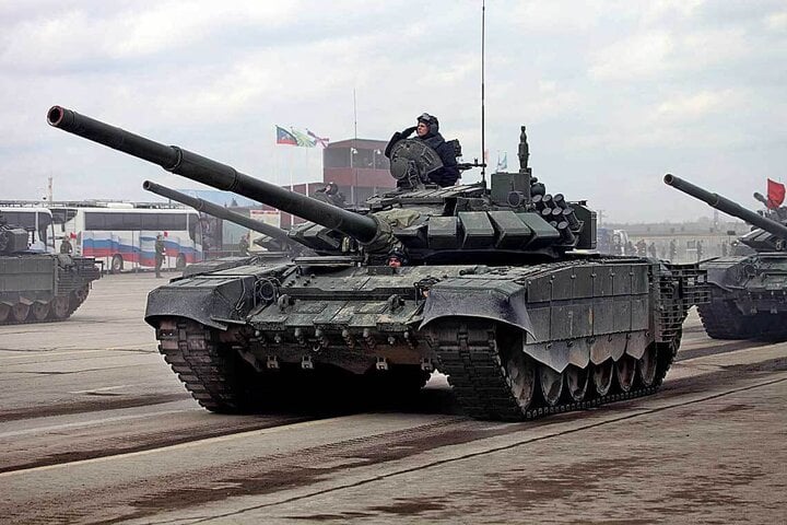 Xe tăng T-72B3 của Nga.