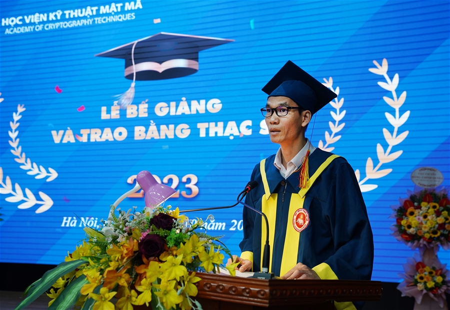 Học viện Kỹ thuật mật mã tổ chức Bế giảng và trao bằng Thạc sĩ cho 47 học viên 