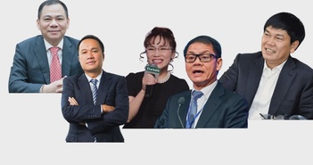 Tài sản của 5 tỉ phú Việt trong top những người giàu nhất thế giới Tài sản của 5 tỉ phú Việt trong top những người giàu nhất thế giới